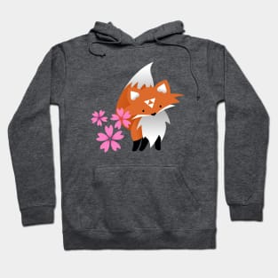 Kawaii Sakura Fox Hoodie